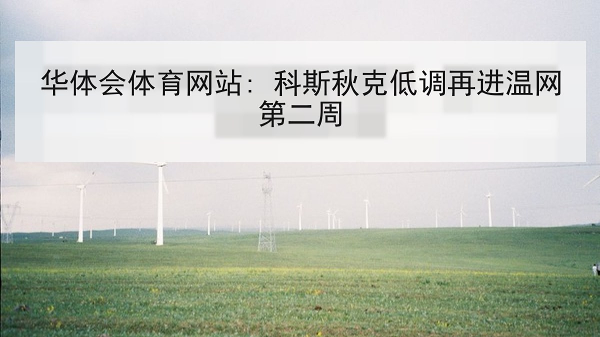 华体会体育网站: 科斯秋克低调再进温网第二周
